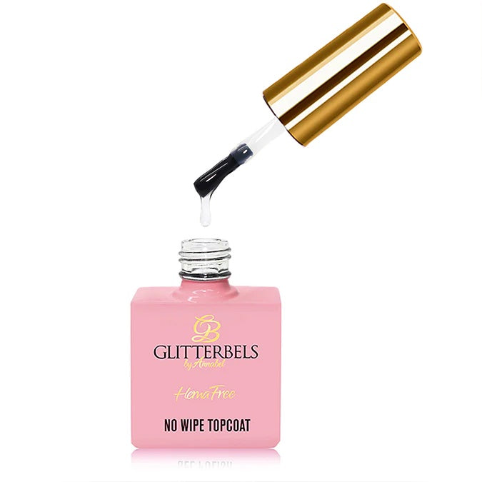 Glitterbels No Wipe Topcoat vs. Standard Topcoats