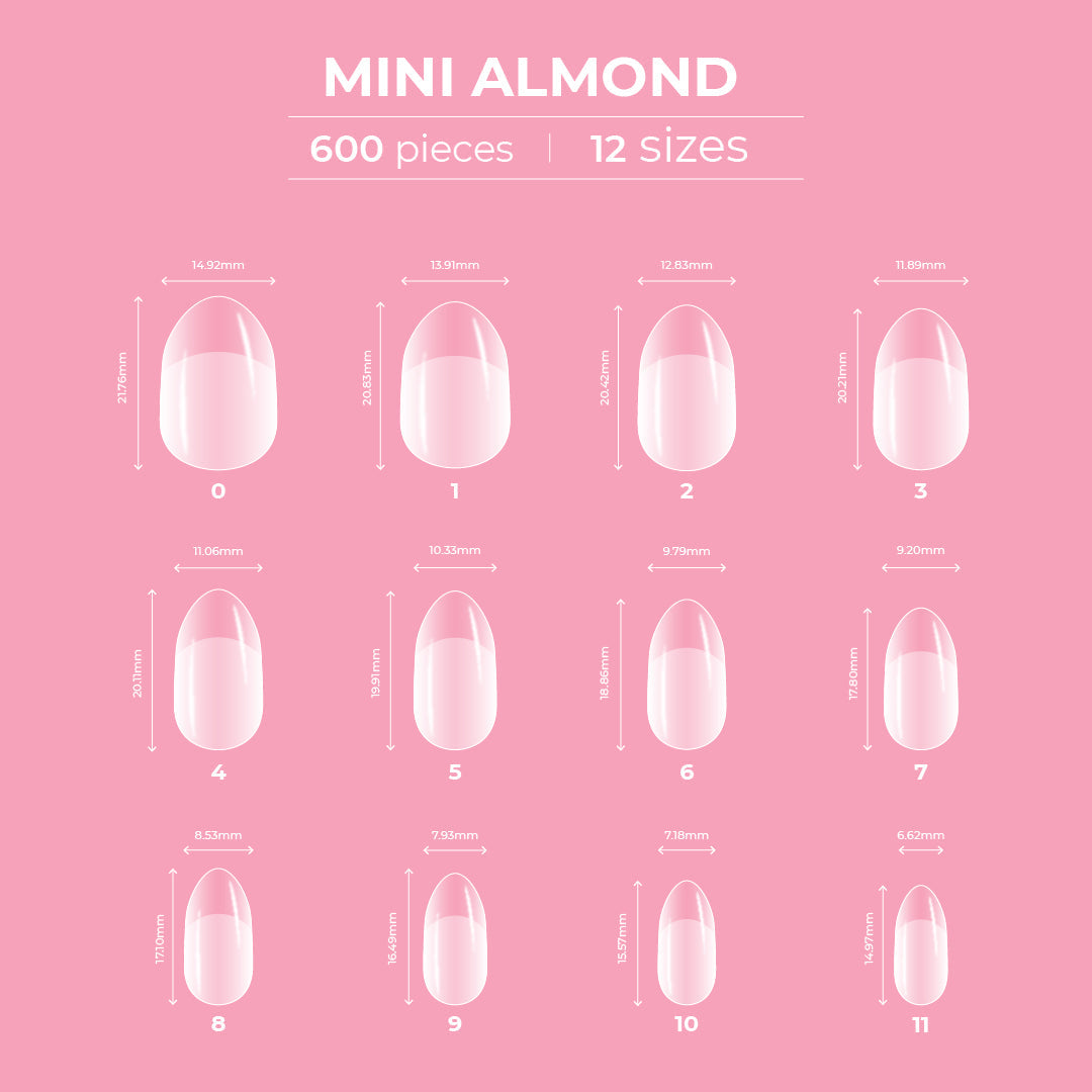 Dream Coverage Full Tips - Almond