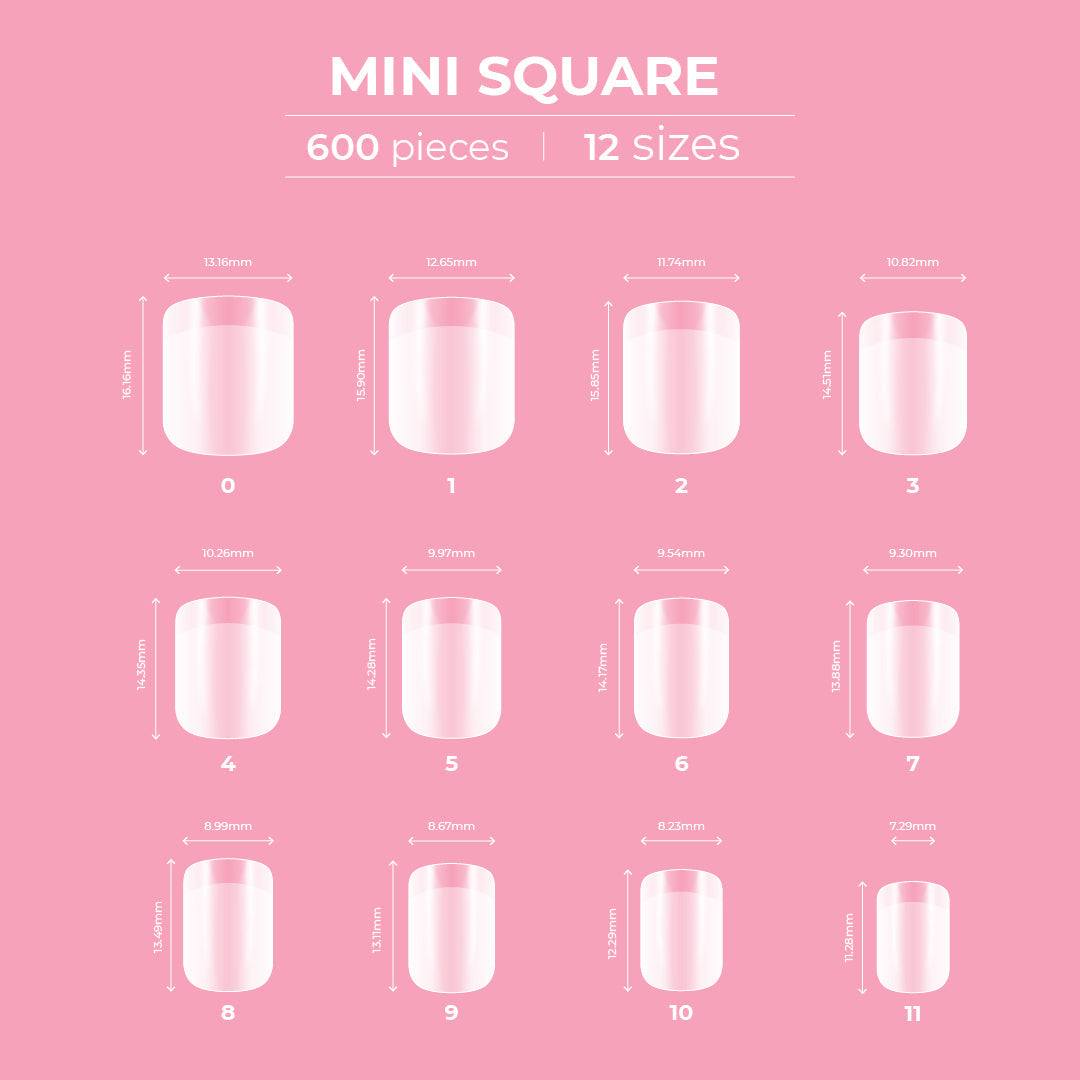 Dream Coverage Full Tips - Square
