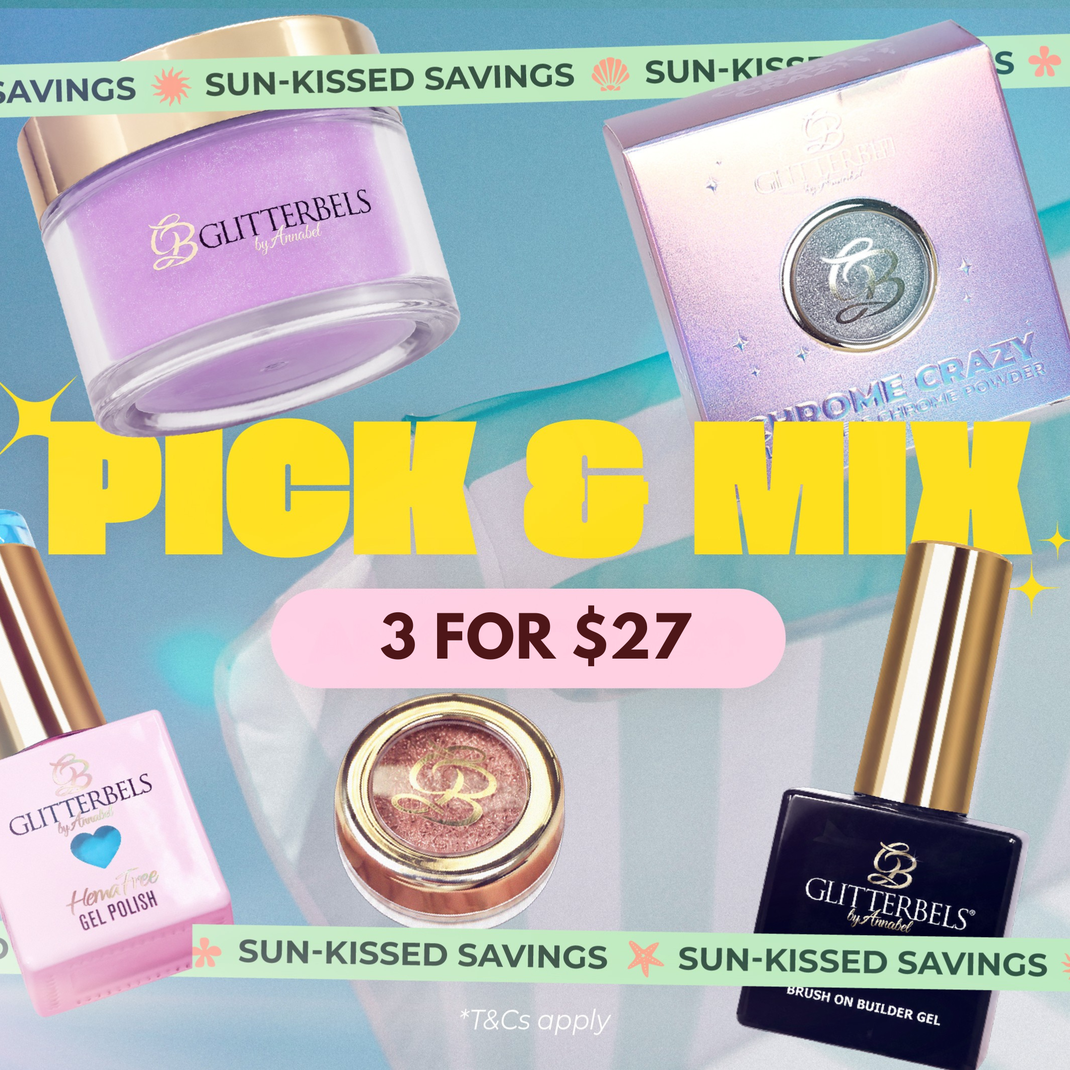 Pick & Mix: Any 3 for $27
