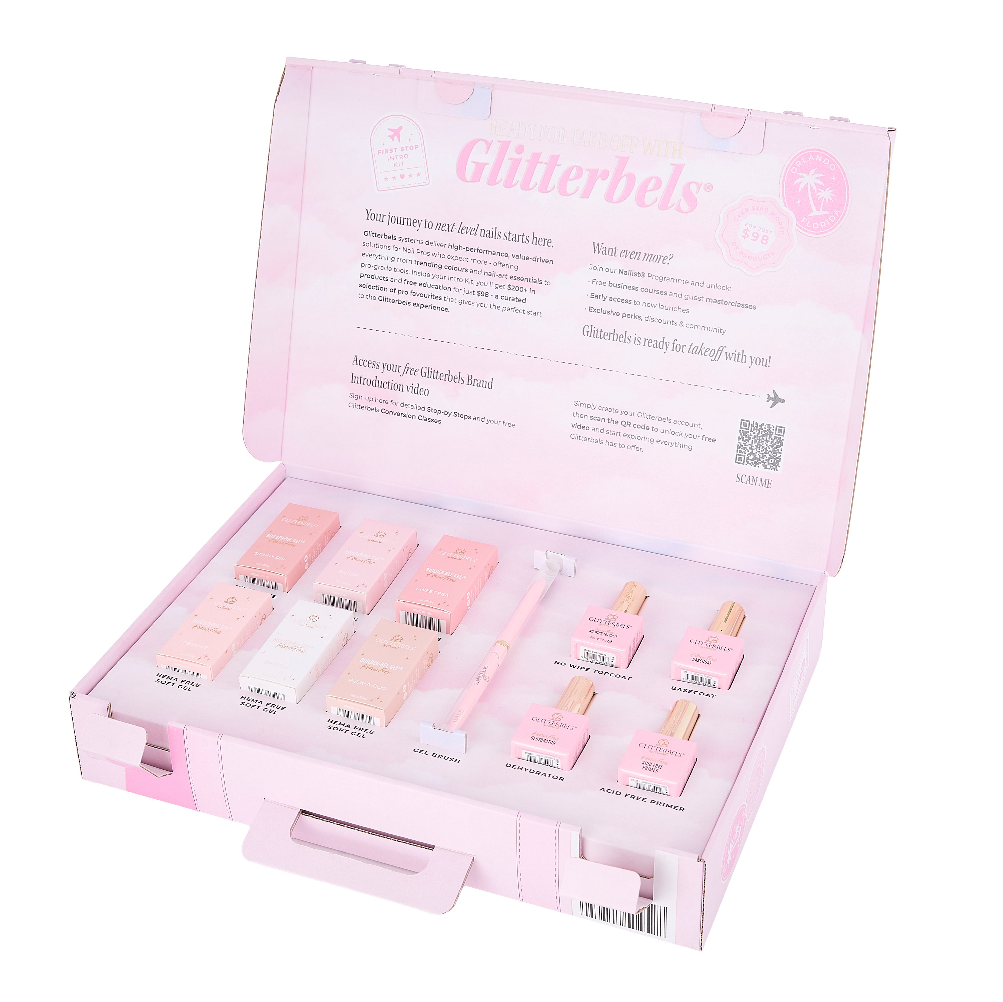 Hema Free Soft Builder Gel Suitcase Kit