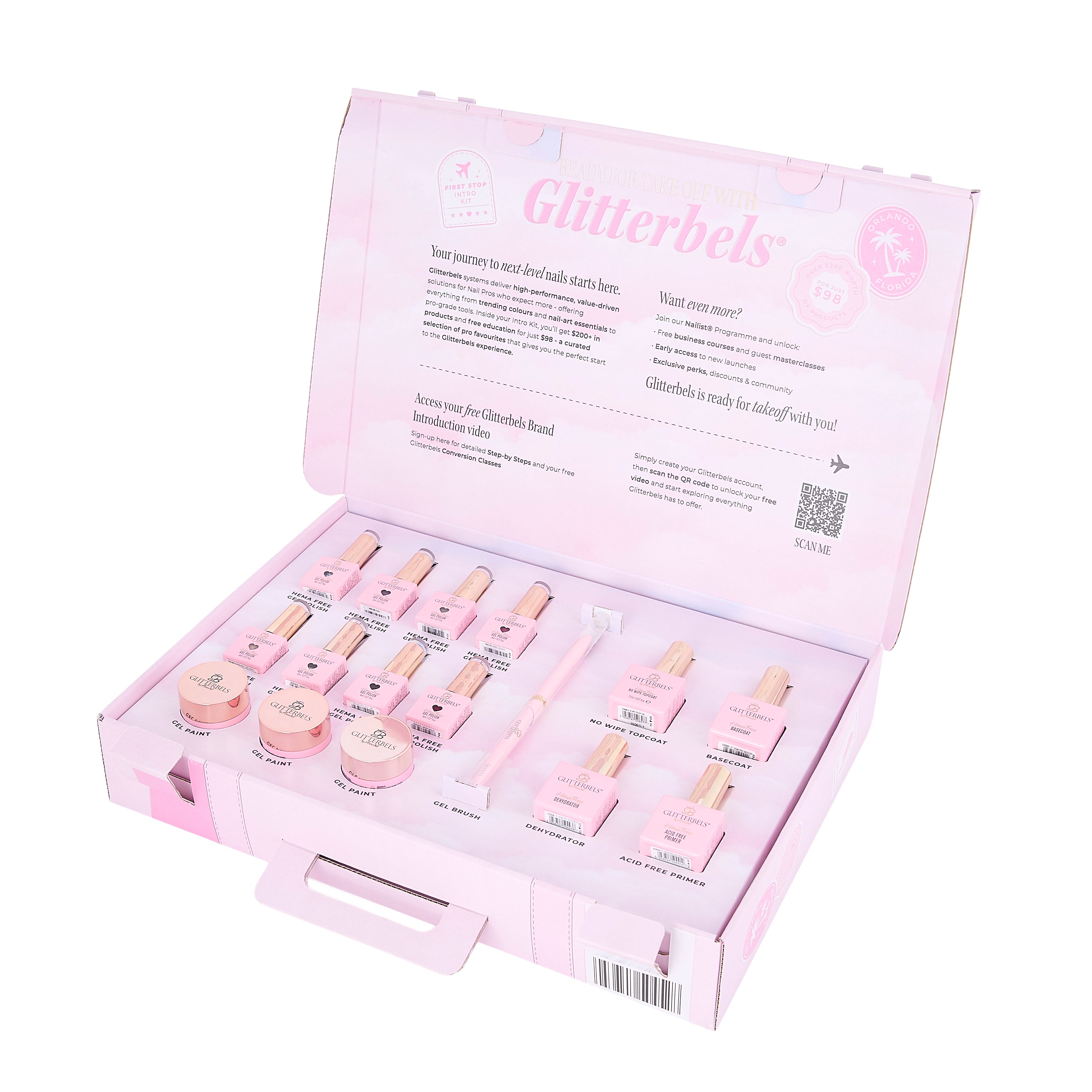 Hema Free Gel Polish Suitcase Kit